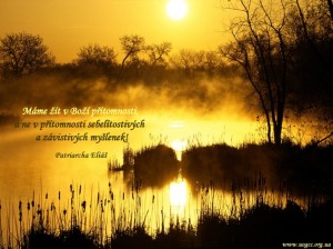 cz.Let us live in Gods presence...