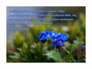 Jestlize je kazdy ve spolecenstvi...