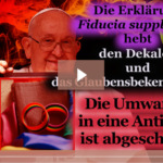 BKP: Die Erklärung Fiducia supplicans hebt den Dekalog und das Glaubensbekenntnis auf. Die Umwandlung in eine Anti-Kirche ist abgeschlossen.