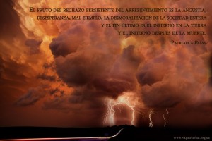 es.The fruit of persistent rejection of repentance...