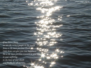 If we have Christ, we are the richest people in the world.
