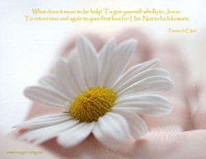 What does it mean to be holy