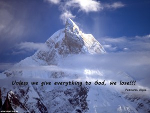 Unless we give everything to God