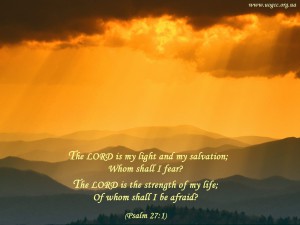 The LORD is my light