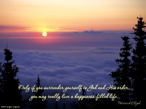 Only if you surrender yourself to God...
