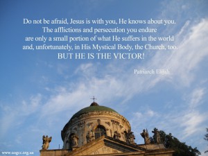 Do not be afraid, Jesus is with you...