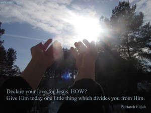 Declare your love for Jesus...