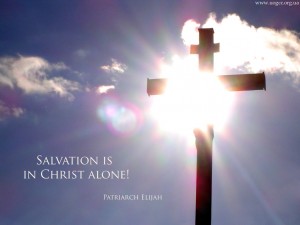 Salvation is in Christ alone