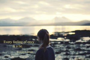 Every feeling of envy is a lie