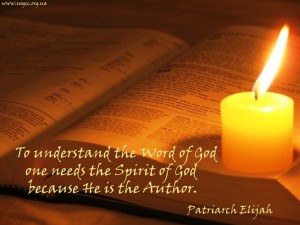 To understand the Word of God...