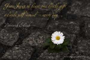 Give Jesus at least one little gift...