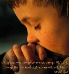 God speaks to us through conscience...