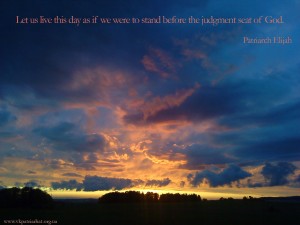 Let us live this day...