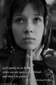God speaks to us most...