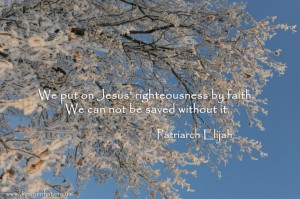 We put on Jesus_ righteousness by faith...
