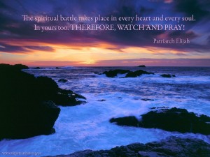 The spiritual battle takes place in every heart and every soul...