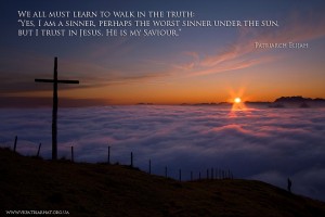 We all must learn to walk in the truth...