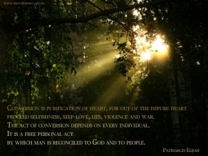 Conversion is purification of heart...