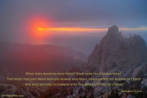 What does mankind need today...