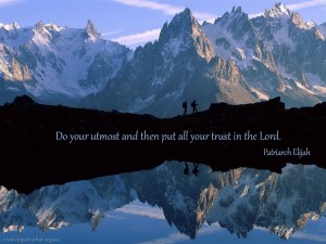 Do your utmost...