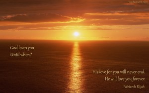 God loves you...