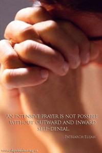 An intensive prayer...