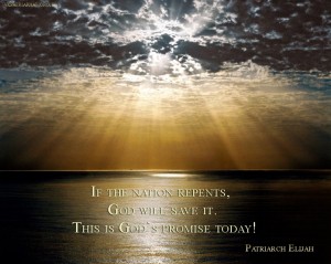 If the nation repents...