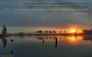 There is no way out of the disastrous state of the Church...