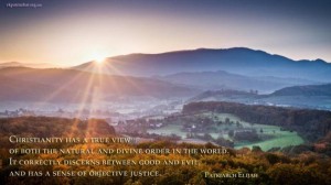 Christianity has a true view...