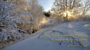 May Christ be born...