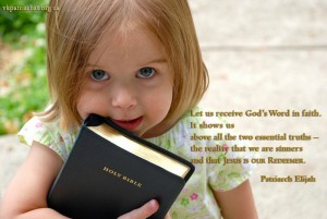 Let us receive...