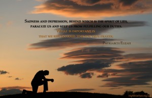 Sadness and depression...