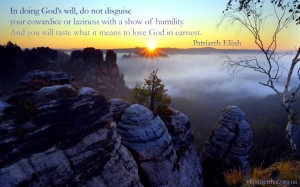 In doing God_s will...