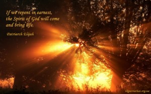 If we repent in earnest...