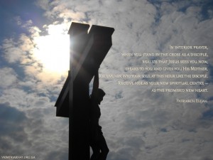 In interior prayer...