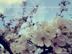 en. Repentance gives...