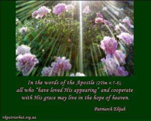 In the words of the Apostle...