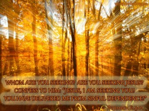 Whom are you seeking...